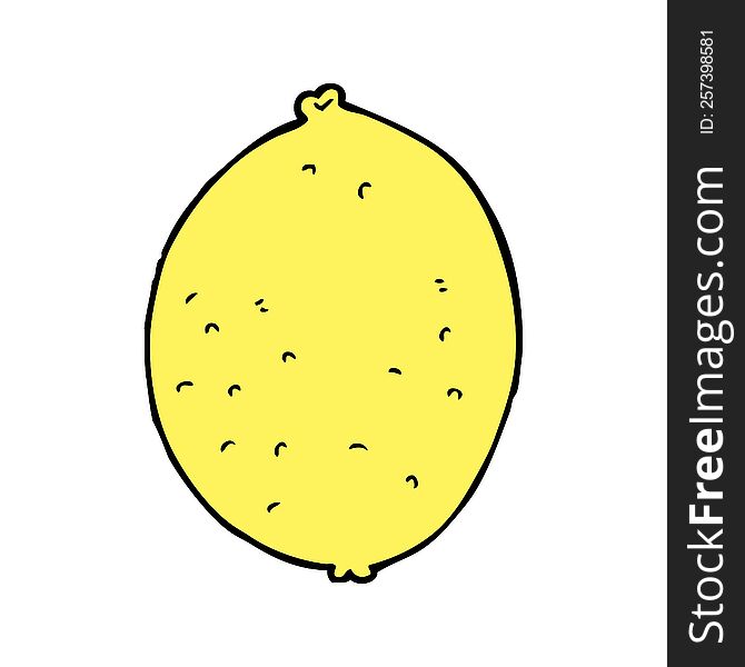 cartoon lemon