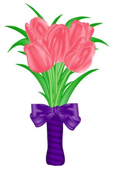 Bouquet Of Tulips Stock Photography Bouquet Of Tulips Stock Photography