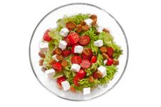 Ceasar Salad With Rusks Royalty Free Stock Image Ceasar Salad With Rusks Royalty Free Stock Image