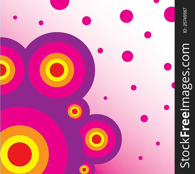 Colorful Circles Background