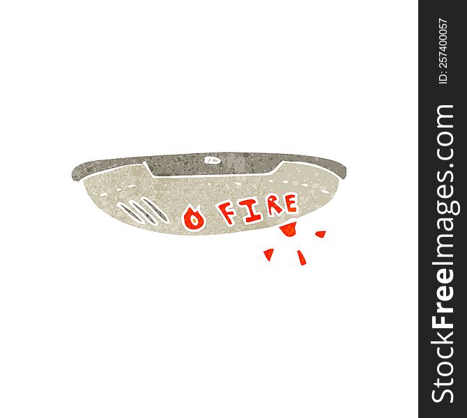 cartoon fire alarm