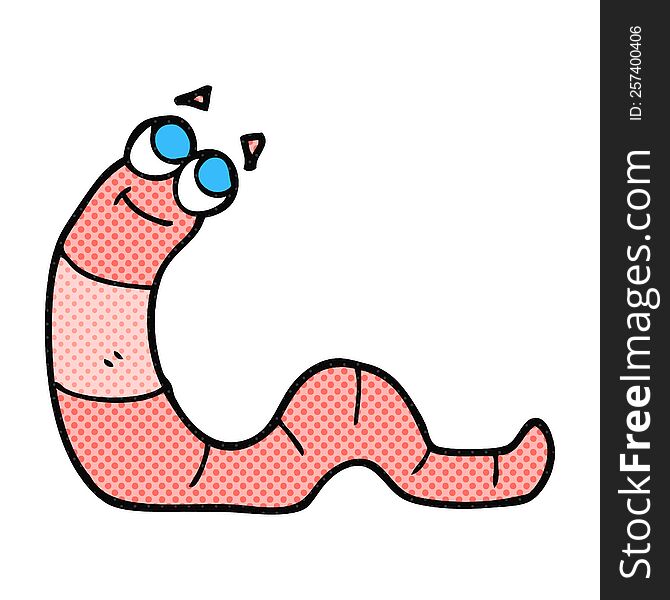 Cartoon Worm