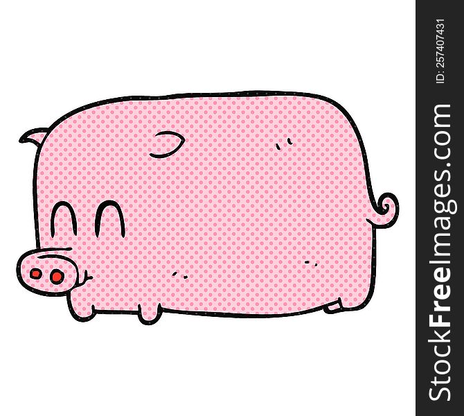 cartoon pig