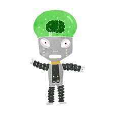 Free Cartoon Future Robot Stock Photography - 257412502