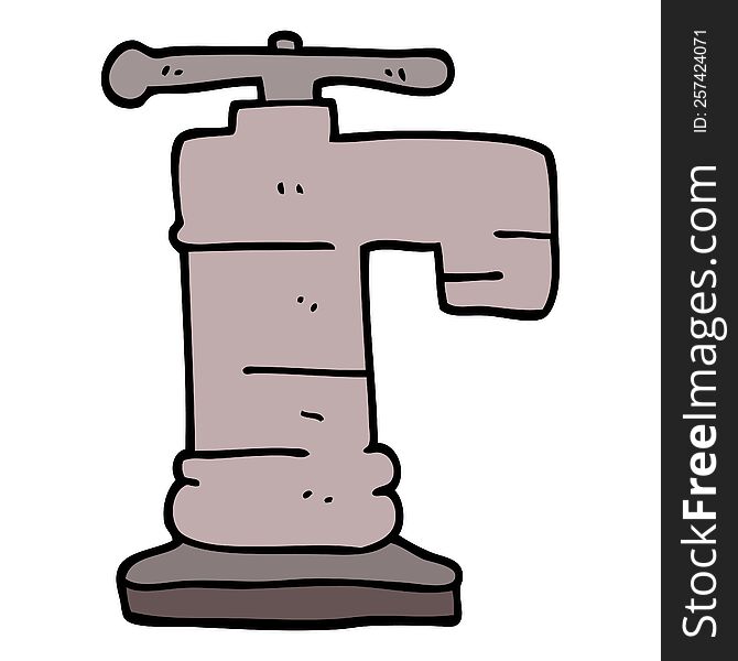 Cartoon Doodle Faucet