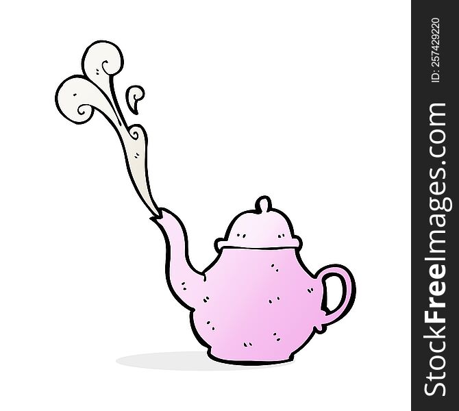 Cartoon Teapot