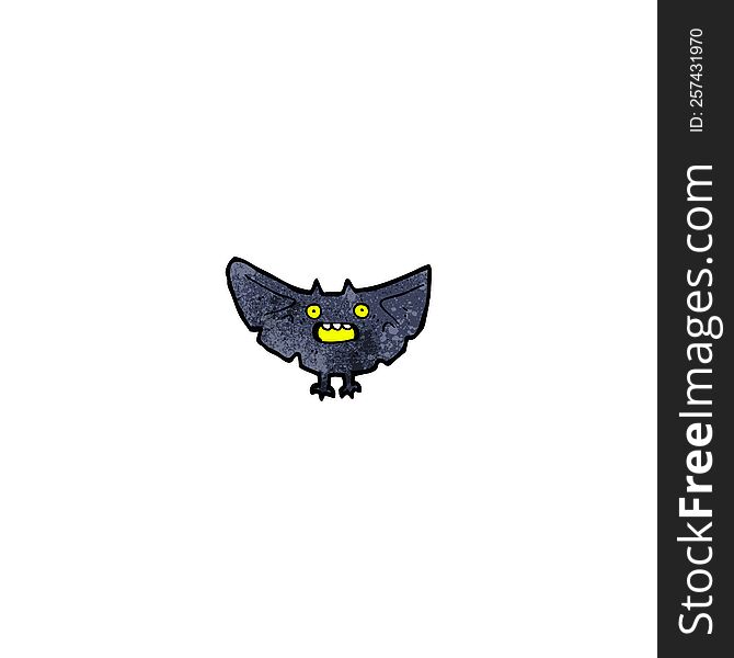 cartoon halloween bat