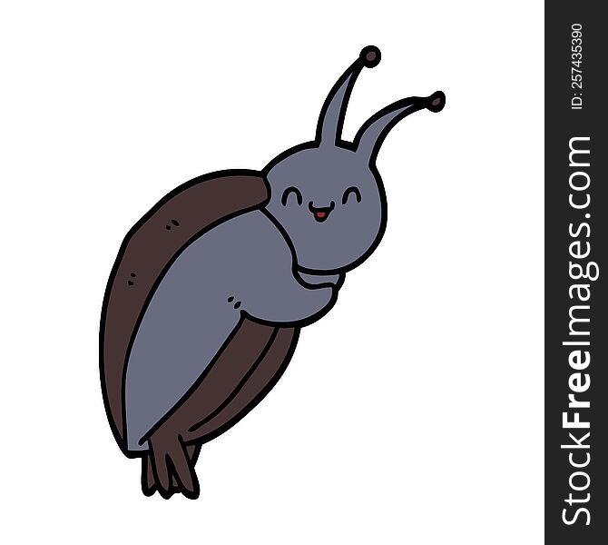 cute cartoon beetle