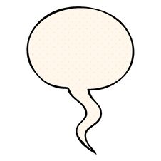 Cartoon Speech Bubble In Comic Book Style And Speech Bubble In Comic Book Style Royalty Free Stock Photos