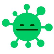 Free Simple Blank Expression Virus Stock Image - 257448291