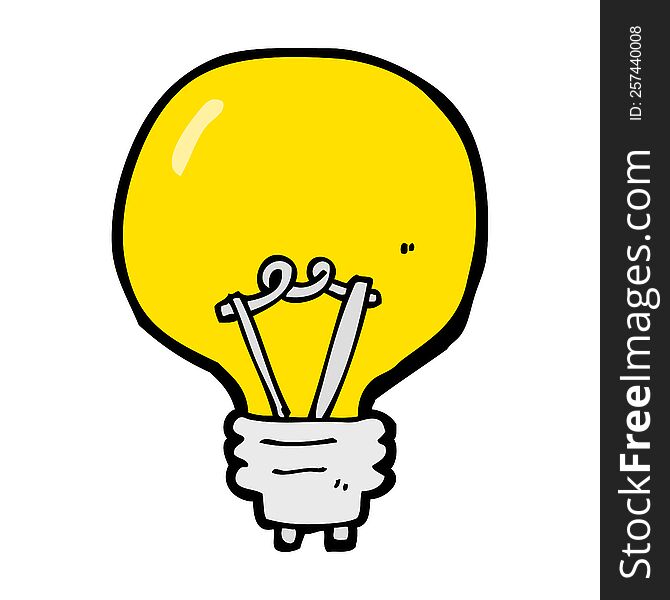 Cartoon Light Bulb