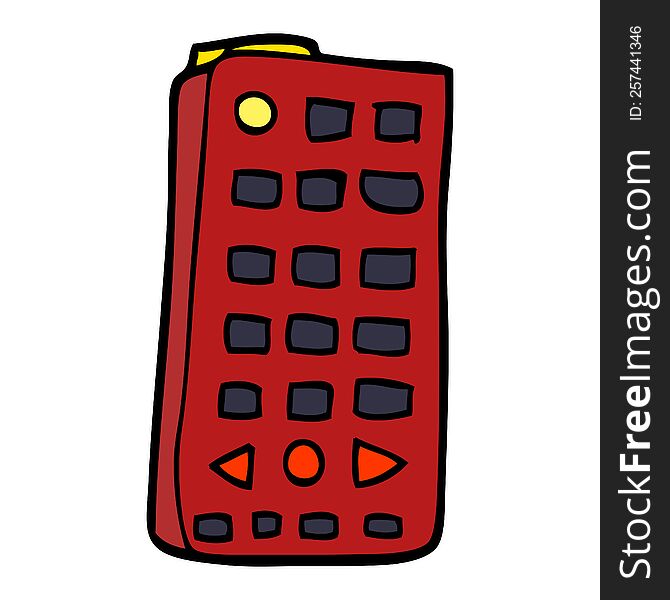 Cartoon Doodle Remote Control