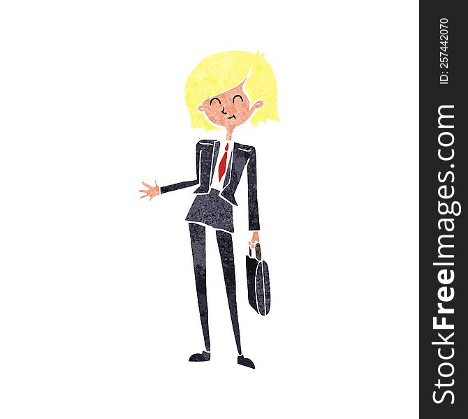 Cartoon Businesswoman