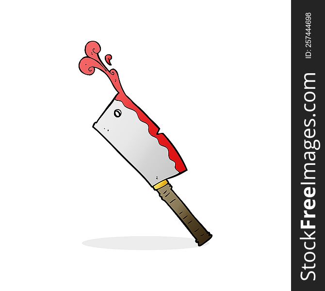 cartoon meat cleaver