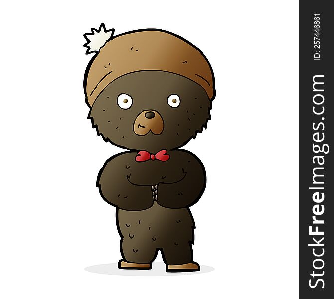 Cartoon Little Black Bear