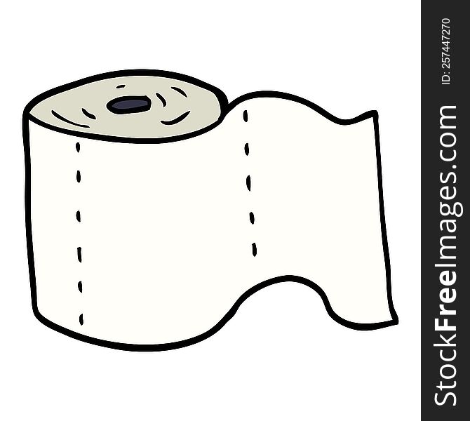 Cartoon Doodle Toilet Roll