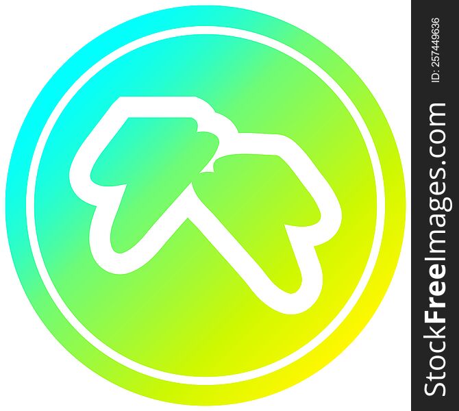 lightning bolts circular icon with cool gradient finish. lightning bolts circular icon with cool gradient finish