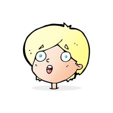Free Cartoon Amazed Expression Royalty Free Stock Photos - 257452578