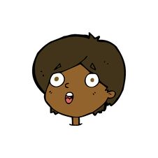 Free Cartoon Amazed Expression Royalty Free Stock Photos - 257455108