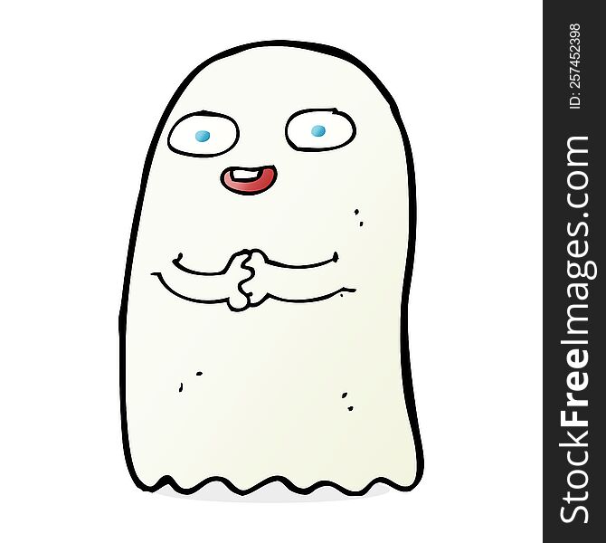 Funny Cartoon Ghost