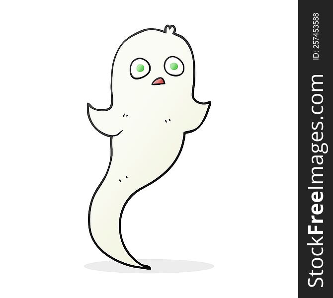 cartoon halloween ghost