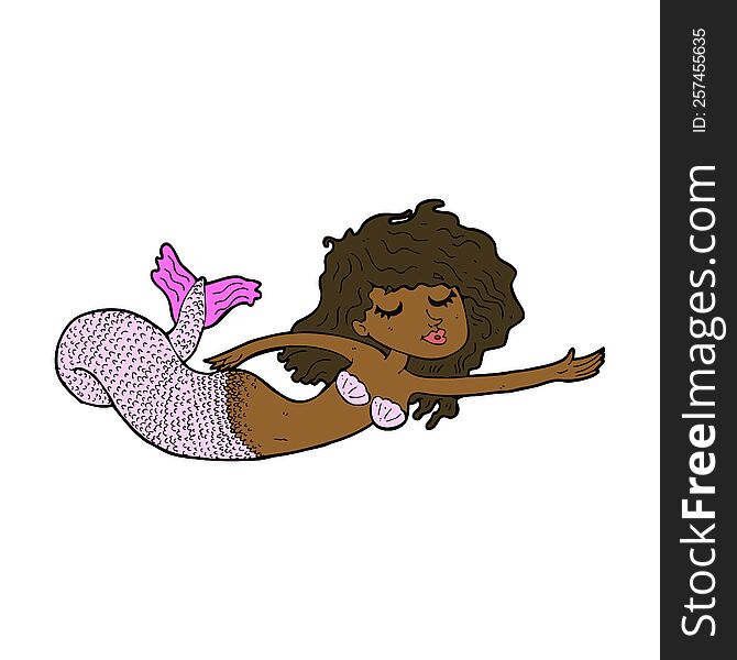 Cartoon Mermaid