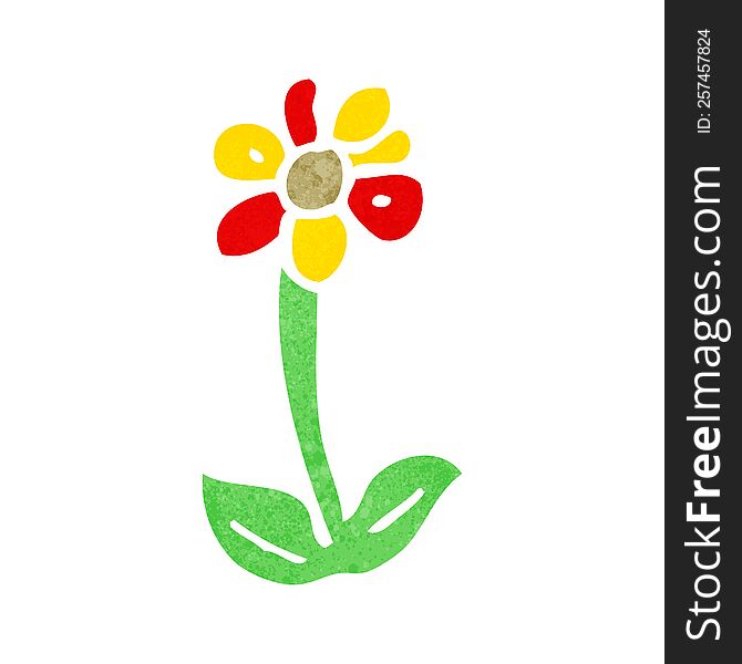 Cartoon Flower Symbol