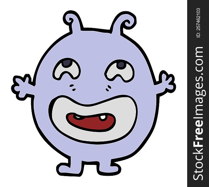 Cartoon Doodle Monster