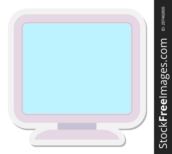 computer screen sticker
