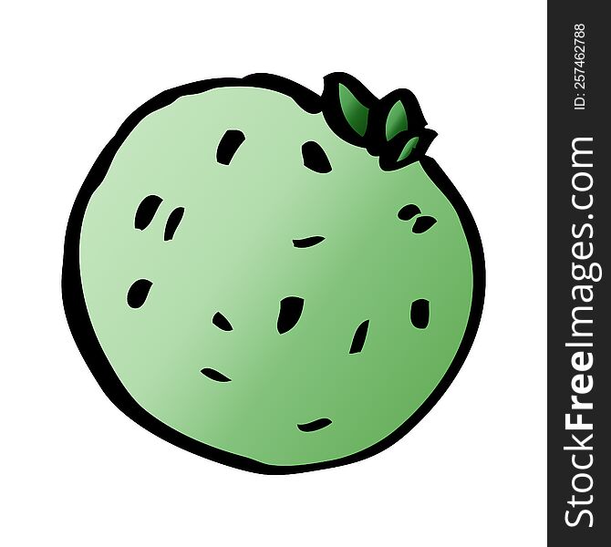 cartoon doodle grapefruit