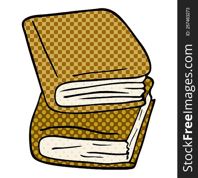 cartoon doodle journal books