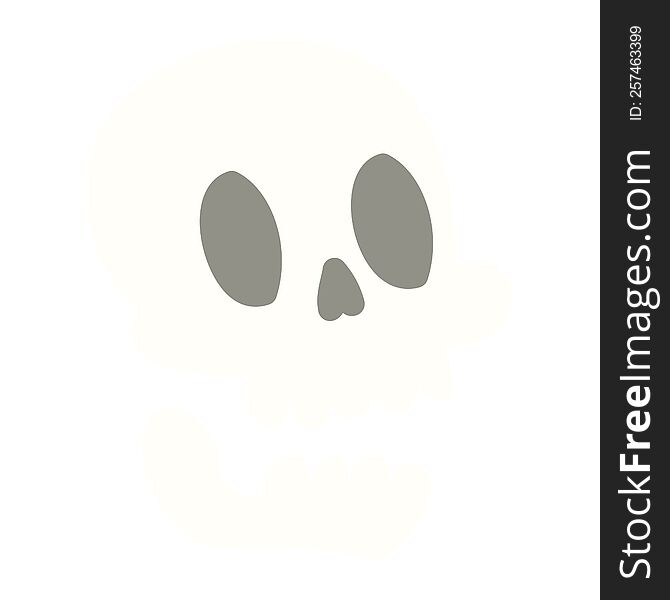 spooky halloween skull