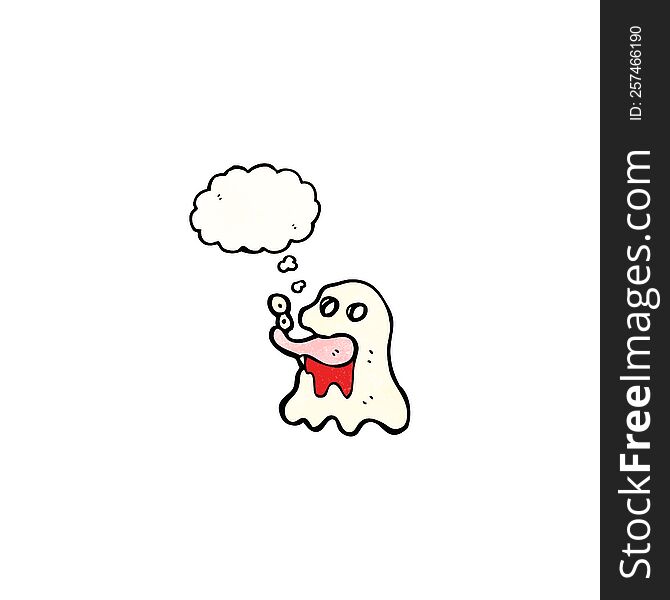 gross cartoon ghost