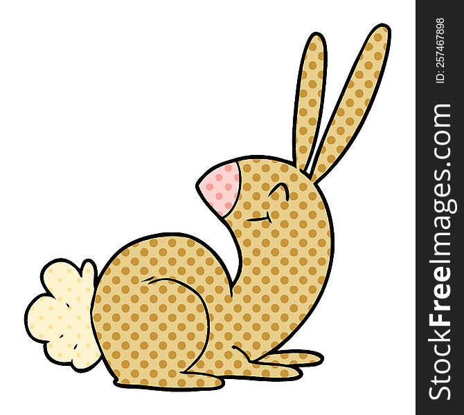 cute cartoon rabbit. cute cartoon rabbit