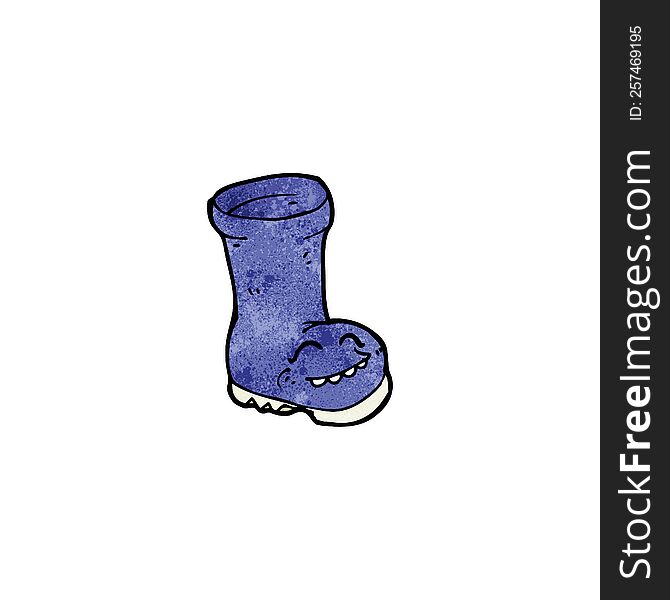 wellington boot cartoon character