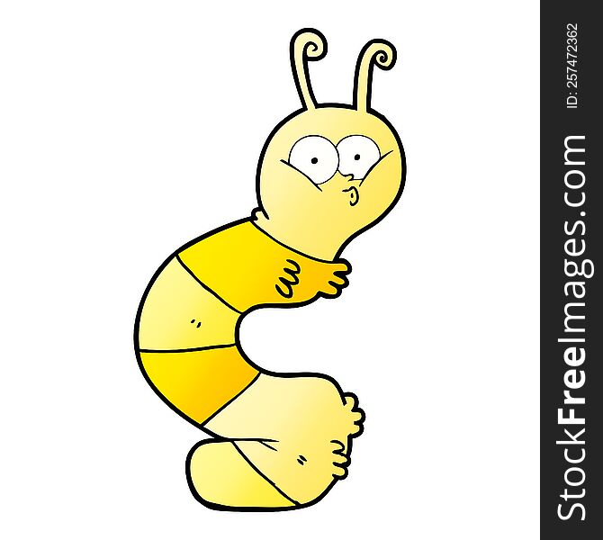 funny cartoon caterpillar. funny cartoon caterpillar