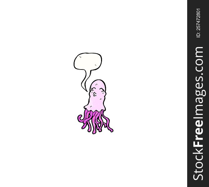 cartoon jellyfish