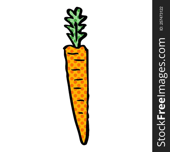 Cartoon Doodle Doodled Carrot