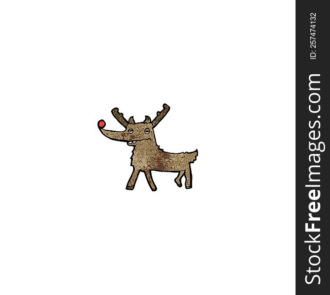 funny cartoon reindeer