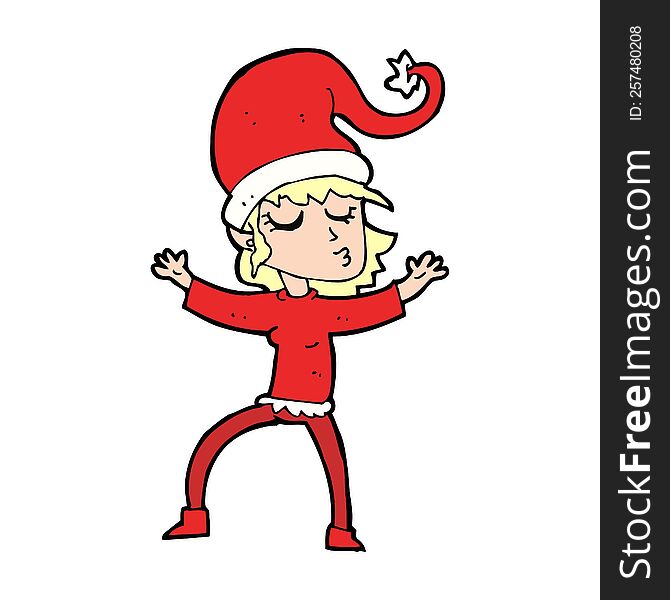 Santa S Helper Cartoon