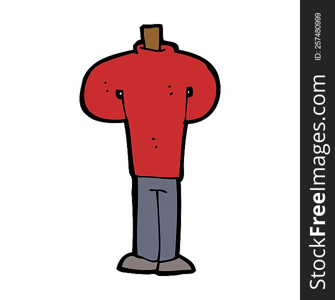 cartoon body standing still  (mix and match cartoons or add own photos