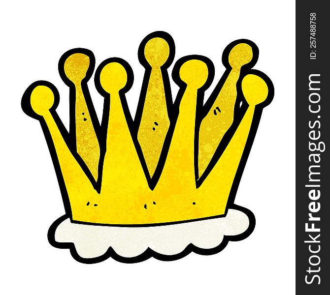 Textured Cartoon Crown