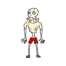 Cartoon Zombie Royalty Free Stock Image Cartoon Zombie Royalty Free Stock Image