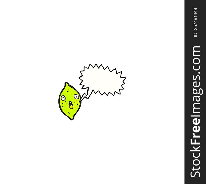 cartoon lime (raster version