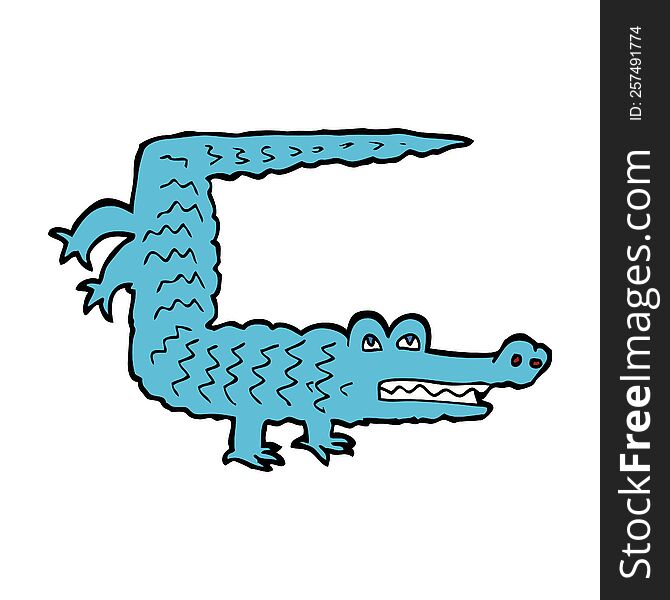 Cartoon Crocodile