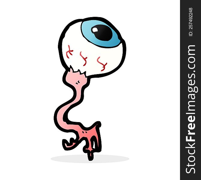 cartoon gross eyeball