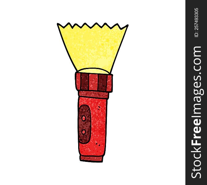 Cartoon Doodle Torch