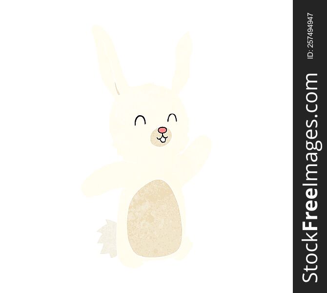 Cartoon Happy Rabbit