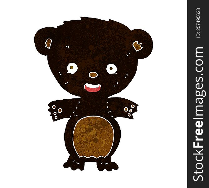 Cartoon Black Bear