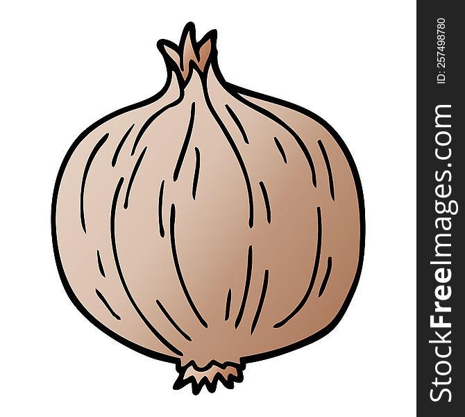 cartoon doodle onion